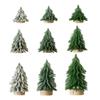 Christmas Decorations Mini Christmas Trees, Mini Christmas Tree for Christmas Decor Christmas Party Home Table Craft, Artificial Christmas Tree with Base view 4