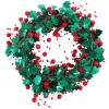 BRIGHTFUFU 1roll Christmas Tinsel Garland Decorative Tinsel for Holiday Decor Flexible and Bendable for Tree Stair Rail Fireplace Easy to Cut and Shape view 1