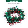BRIGHTFUFU 1roll Christmas Tinsel Garland Decorative Tinsel for Holiday Decor Flexible and Bendable for Tree Stair Rail Fireplace Easy to Cut and Shape view 3