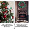BRIGHTFUFU 1roll Christmas Tinsel Garland Decorative Tinsel for Holiday Decor Flexible and Bendable for Tree Stair Rail Fireplace Easy to Cut and Shape view 4