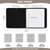 Flowers Daisy Strawberry Photo Album Bookshelf Photo Albums Premium Leather Cover Portable 20 Detachable Sheet 3-Ring Binder for Christmas Anniversary view 3