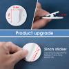 4 Pack Shower Curtain Clips Shower Windproof Showers Curtains Weights Self Adhesive Showers Curtains Clips for Home Inside Splash Water Wall (White) view 2