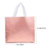FUNOMOCYA 6pcs Reusable Grocery Bags Handles Delicate Handheld Shopping Bags for Daily Use Capacity Storage for Groceries Picnics and Travel Gold Silver view 2