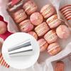 HGRVUTCFI Baking Supplies Round Mouth Pastry Stainless Steel Cupcake Tool for Confectionery Decoration Icing Piping Nozzle Tips Cake Decorating Tips Set(3A) view 3