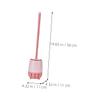 GOOHOCHY Toilet Brush Brush Holder Bathroom Accessories Bathroom Cleaning Bowl Cleaners view 2