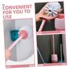 GOOHOCHY Toilet Brush Brush Holder Bathroom Accessories Bathroom Cleaning Bowl Cleaners view 3