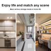 Bathroom wall cabinet minimalist light luxury style solid wood wall cabinet bathroom side cabinet tempered glass toilet storage cabinet,For Bathroom, Kitchen, Bedroom, Living Room(C,50*60*14cm/19.7*23 view 4