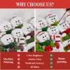iDIY 2024 Personalized Christmas Ornament Family of 9 - Customized Snowman Premium Resin Keepsake With Name for Tree Decorations view 4
