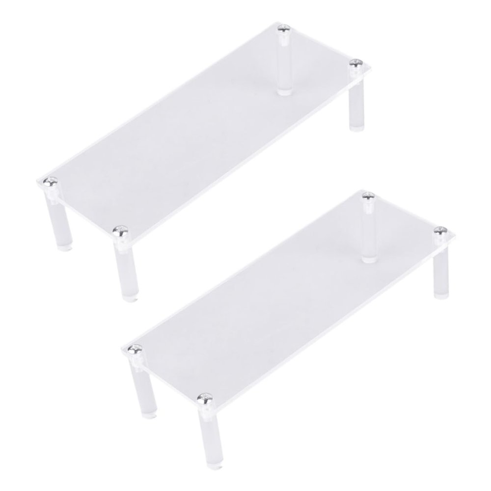 CORHAD 2pcs Acrylic Display Stand Showing Rack for Model Cars Desktop Organizer Toy Car Display Storage Rack