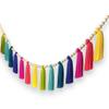 Vibrant Boho Yarn Tassel Garland - Home and Event Decor - Yarn Tassel Garland - High Quality Tassel Garland - Backdrops a - Wall Decor - Boho Chic (11 Tassels 32") view 1