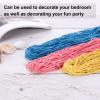 MECCANIXITY 2 Pack Decorative Fishing Net Decor, Caramel 80x40 Inch Picture Wall Photo Hanging Cotton Fish Net for Beach Party,Hawaiian Themed Party,Under The Sea Party Decorations view 3