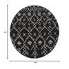 BoutiqueRugs Thetford Charcoal Moroccan Shag with Tassel Area Rug - Charcoal, Peach - 7'10" Round view 3
