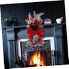 CHILDWEET Christmas Wreath Glowing Holiday Decoration for Staircase Living Room Office Random Style Battery Not Included for Family Gatherings Festive Celebrations view 4