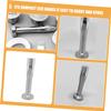 MUCKLILY 2pcs Espresso Press Tool Espresso Tamper for Machine Presser Reusable Metal Tamper Compact Design view 2