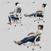 CGTENBS Study/Office Chair Gaming Seat Pc Gamer Chair Rotating Office Furniture with Handrails Mesh Chair view 3