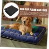 2pcs Non-Slip Fabric Mattress Non Slip Rug Pads Carpet Aquarium Leveling Mat Door Mat Rug Hardwood Floors Grip Pad No Slip Rug Pad Non Slip Tablecloth Underlay Anti Slip Pad Black STOBOK view 3