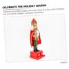Levemolo Countdown Calendar Nutcracker Soldier Figure Xmas Decor for Home Office Holiday Celebrations Unique Nutcracker Ornament for Festive Cheer view 4
