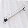 LALADEFIEE Wardrobe Rail Retractable Clothes Hanger Non-slip Coat Racks Closet Rod for Storage view 3