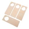 BELLIFFY 10Pcs Hanging Wooden Door Plaques DIY Painting Blank Doorknob Signs for Home Decor Crafts Unfinished Plaques with Fine Workmanship for Creative Handwriting and Graffiti view 1
