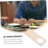 BELLIFFY 10Pcs Hanging Wooden Door Plaques DIY Painting Blank Doorknob Signs for Home Decor Crafts Unfinished Plaques with Fine Workmanship for Creative Handwriting and Graffiti view 2