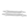 Unomor 48pcs Fastener Clips for Sheet Elastic Sheet Grippers Holder White and Elastic Home Hotel Wedding view 2