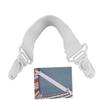 Unomor 48pcs Fastener Clips for Sheet Elastic Sheet Grippers Holder White and Elastic Home Hotel Wedding view 4