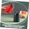 LALADEFIEE 2pcs -type Toothpick Dispenser and Holder Red Dark Green for Easy Kitchen Access and Convenient Toothpick Storage view 3
