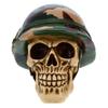 Treasure Cove Skull with Hat P754673 Military Calaveras Halloween Decoration Gothic Skeleton Head view 1