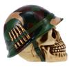 Treasure Cove Skull with Hat P754673 Military Calaveras Halloween Decoration Gothic Skeleton Head view 4