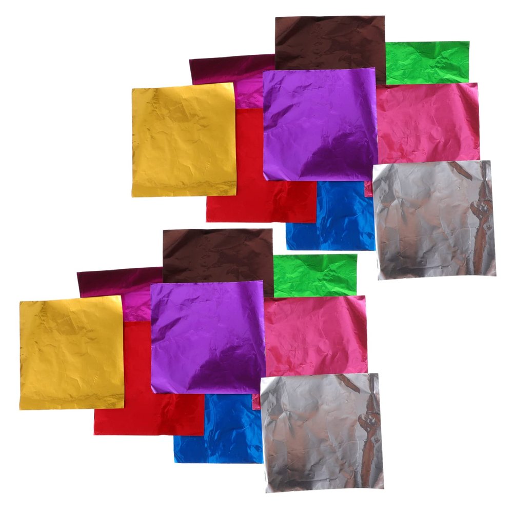 900 Pcs Candy Wrappers Aluminum Foil for Chocolate, Boy Girl Party Favor