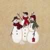 Avanti Linens - Bath Towels, Soft & Absorbent, Embroidered, Christmas Decorations, Set of 2 (Snowmen Gathering Collection) view 2