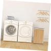 CAXUSD Foldable Khaki Laundry Basket Eco-friendly Clothes Storage Organizer with Handle for Dirty Clothes Towels and Sundries Capacity for Home Use view 3