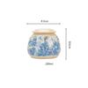CHICKEN Tea Storage Tank Ceramic Tea Cans Empty Cans Small Household Black Tea Storage Cans Moisture-Proof Storage Cans Multifunctional Storage Jar(A) view 2