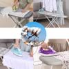 BERWDUXA Table Top Ironing Board Cover 36x12in 39x13in 43x13in 48x15in Iron Board Cover Scorch Resistant Padding, 100% Cotton, Drawstring Tightening(Green Leaf,36x12in(90x30cm)) view 4