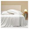 Silk Bedding Set Queen King Duvet Cover Flat Sheet Bed Linen Pillowcase Compatible with Sleep Gift,Bed view 1