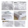Super Sale White Bedding Set Elegant Handmade Ruffle Duvet Cover Set Princess Queen Bed Set Home Bed Sheet Cotton Pillowcases,Bed view 4