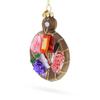 Charcuterie Board Glass Christmas Ornament view 2