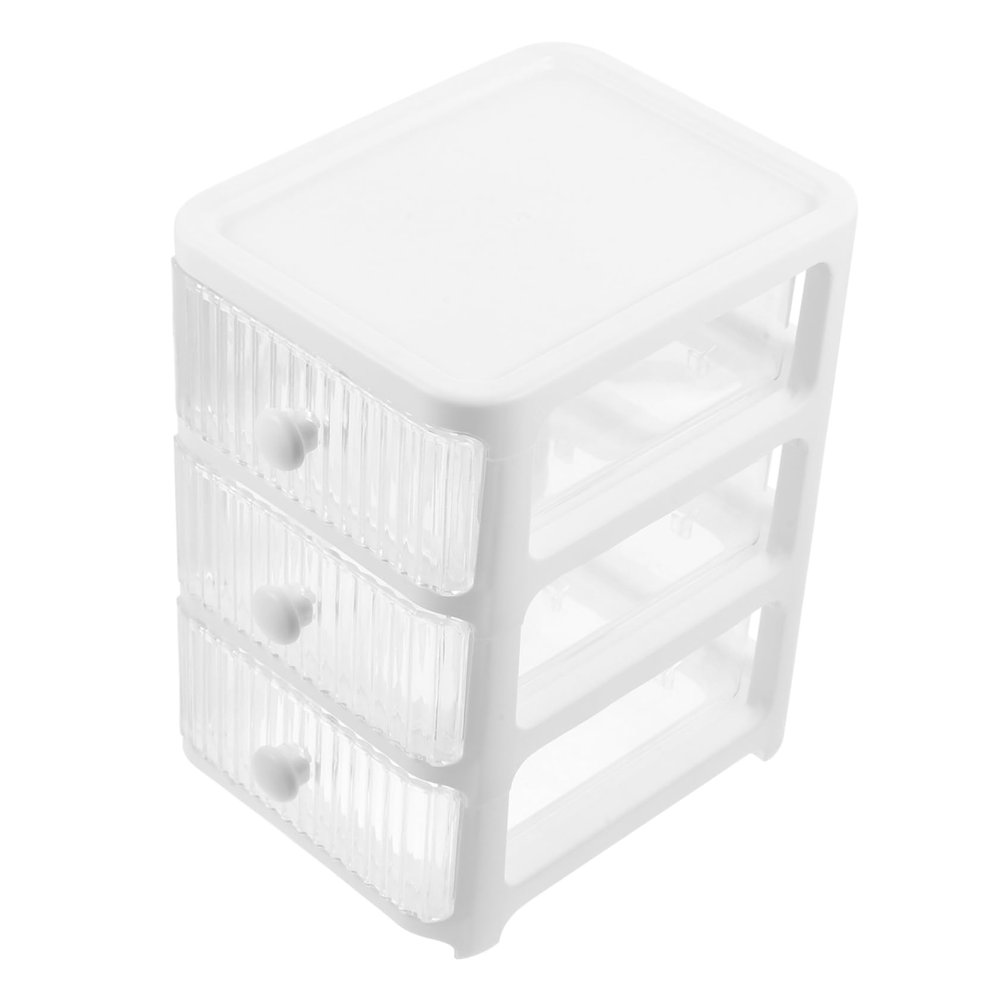 PP Desktop Organizer Drawer Box, 3 Tier Multi Layer Storage