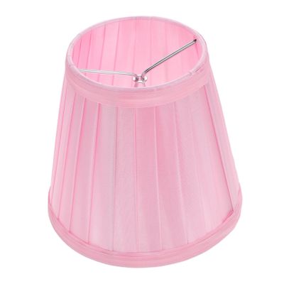 Pink Cloth Lamp Shade Cover for Table and Desk Lamps, Protective