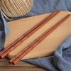 GAAHRQQQ Natural Bamboo Chopsticks 6 Pairs of Wooden Chopsticks Reusable Tableware Chopsticks Dishwasher Safe and Healthy Home Kitchen Can be Cleaned in The Dishwasher view 2