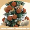 12 Pcs Velvet Christmas Balls, 2.4 Inch Christmas Tree Decorations Reusable Christmas Ornaments Balls Decorative Hanging Christmas Tree Ornaments for Xmas Holiday Decor view 2