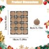 12 Pcs Velvet Christmas Balls, 2.4 Inch Christmas Tree Decorations Reusable Christmas Ornaments Balls Decorative Hanging Christmas Tree Ornaments for Xmas Holiday Decor view 3