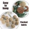 12 Pcs Velvet Christmas Balls, 2.4 Inch Christmas Tree Decorations Reusable Christmas Ornaments Balls Decorative Hanging Christmas Tree Ornaments for Xmas Holiday Decor view 4
