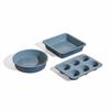 Our Place Wonder Oven Bakers Kit  3-Piece Toxin-Free Ceramic Nonstick Bakeware Set (8 Round, 8 Square, 6-Cup Muffin Pan) - Oven-Safe up to 450F - Blue Salt view 1