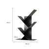 DYKKLKQ Tree Bookshelf - Tree Shaped Book Shelves Desktop FreeStanding Bookcase, Wrought Iron Multi-Purpose Floor Storage Rack, Multi-Layer Storage Rack, for Display Books, Magaz view 3