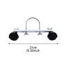 2Pcs Mobile Pulley Brackets, Casters Swivel Replacement Wheels for Oiled Filled Radiator, 360 Rotatable Electric Heater Frame Base with Wheels, Heater Mounted Roller Wheel Oil Heater Accessories view 3