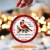 Cardinals Appear When Angels are Near Ornament, Customized in Loving Memory Ceramic Ornament 2025, Personalized Red Cardinal Memorial Xmas Ornament with Name, Custom Loss of Loved One Ornament Gift view 2
