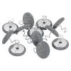 uxcell 12Pcs Upholstery Tacks Twist Pin, 20mm Bed Skirt Pins Fabric Covered Button Twist Pins for Slipcovers Bed Skirts Armchair Caddies Furniture Cover, Gray view 1