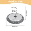 uxcell 12Pcs Upholstery Tacks Twist Pin, 20mm Bed Skirt Pins Fabric Covered Button Twist Pins for Slipcovers Bed Skirts Armchair Caddies Furniture Cover, Gray view 2