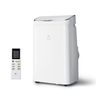 14000 BTU Portable Air Conditioner with 3-in-1 Cooling and Dehumidifying Functions, Fan Modes, Quiet Operation, Self-Evaporative, Energy-Efficient, Easy Install, Remote Control, 24-Hour Timer